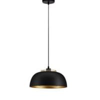 Pendul negru-auriu Nova Luce Sqube E27 IP20