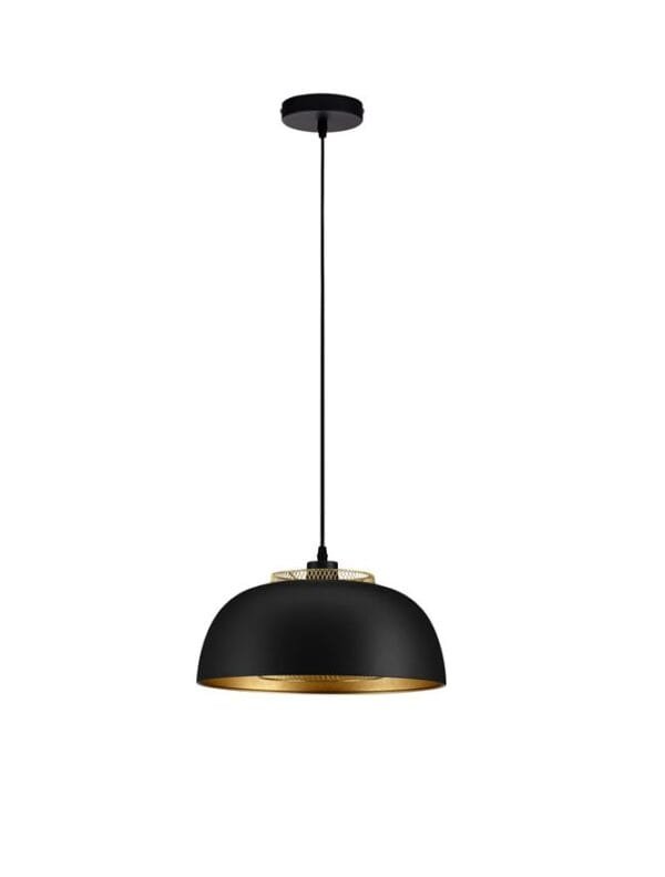 Pendul negru-auriu Nova Luce Sqube E27 IP20