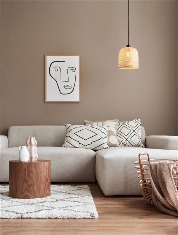 Pendul din bambus Nova Luce Intra E27 IP20