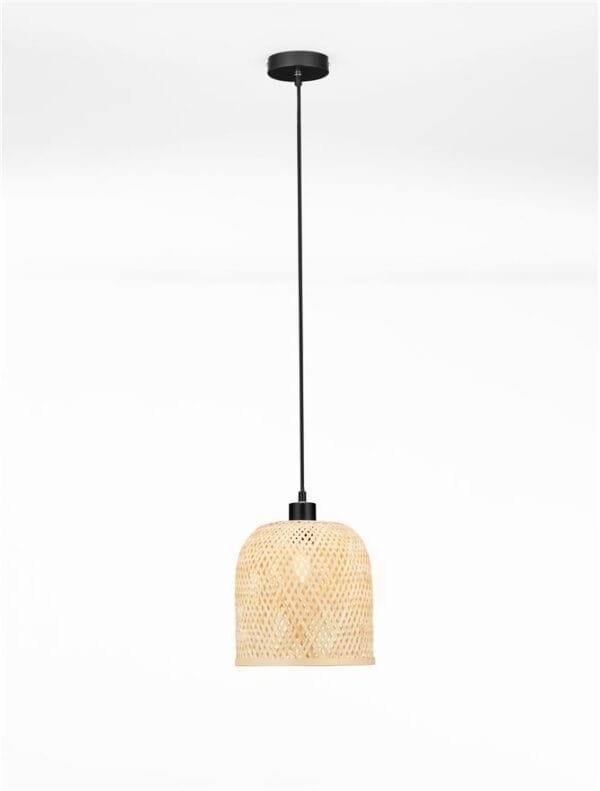 Pendul din bambus Nova Luce Intra E27 IP20