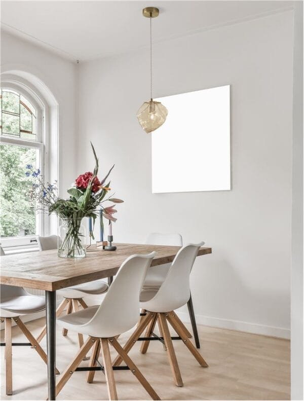 Pendul sticlă de culoarea chilimbarului Nova Luce Odelle 1X5W