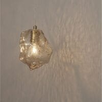 Pendul sticlă de culoarea chilimbarului Nova Luce Odelle 1X5W