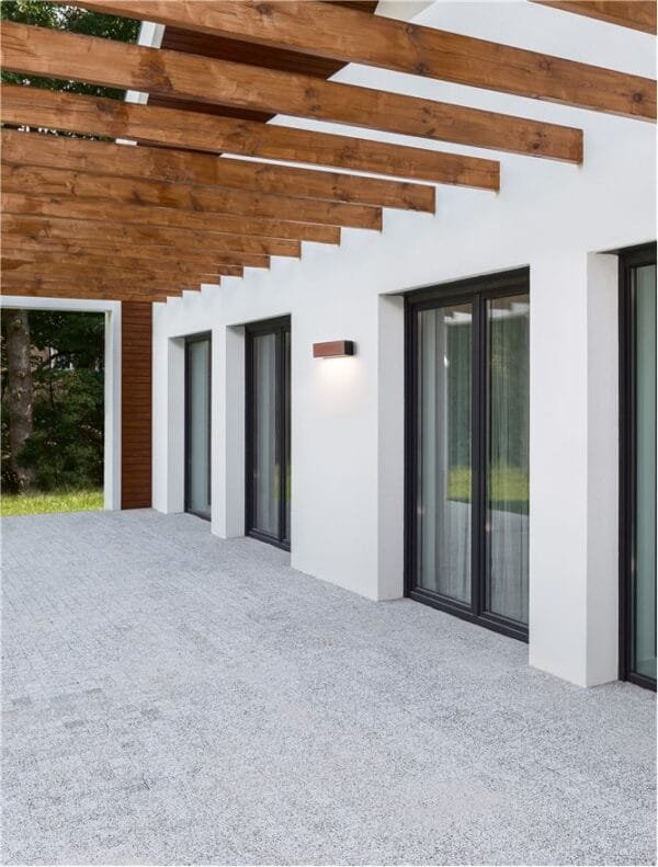 Aplică Solară Maro-Negru pentru Perete Exterior Nova Luce Brown LED 4W, IP65