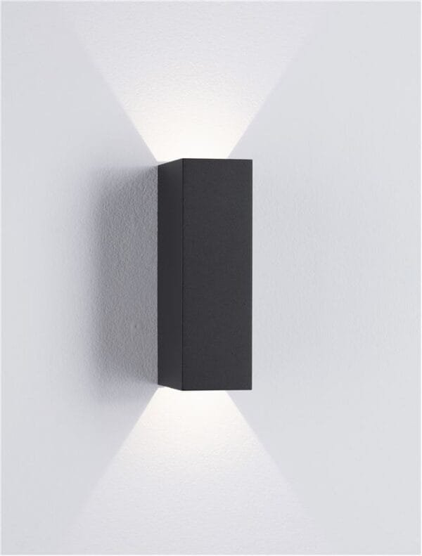 Aplică LED pentru perete exterior Nova Luce Orion Negru 4W