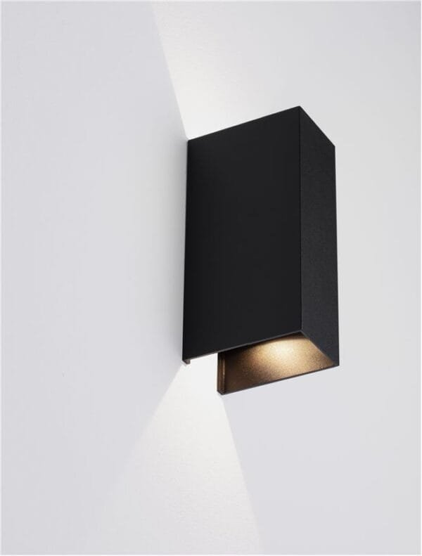 Aplică LED pentru perete exterior Nova Luce Orion Negru 4W