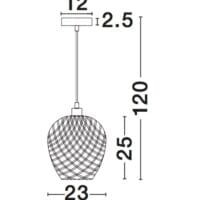 Nova Luce Scarlet D23 E27