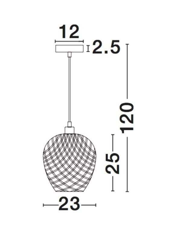 Nova Luce Scarlet D23 E27