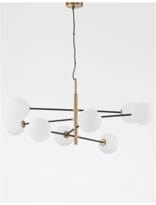 Lustră cu globuri Nova Luce Vitra G9 8x5