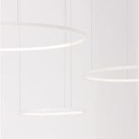 Lustră led dimabilă albă Nova Luce Purple 80W 3000k