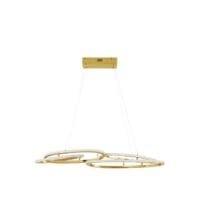 Lustră aurie LED Dimabilă Nova Luce Nudos 80W