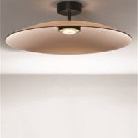 Plafonieră LED maro Nova Luce Polifemo D60 17W 3000K