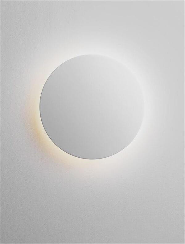 Aplică exterior albă 9W diametrul 18 Nova Luce Cooper
