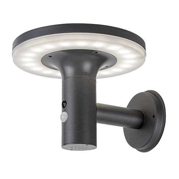 Aplică solară LED cu senzor de mișcare pentru exterior Rabalux Alaska 10W IP44 4000K
