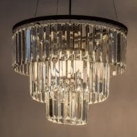 Candelabru din sticlă transparentă Rabalux Eloisa E27