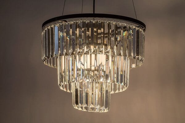 Candelabru din sticlă transparentă Rabalux Eloisa E27