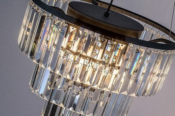 Candelabru din sticlă transparentă Rabalux Eloisa E27