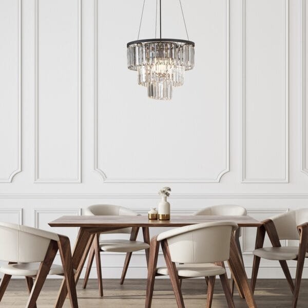 Candelabru din sticlă transparentă Rabalux Eloisa E27