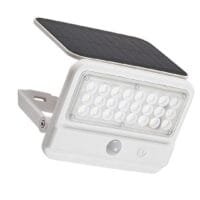 Lampă solară pentru exterior cu senzor de mișcare LED 7W IP54, albă, Rabalux Flaxton
