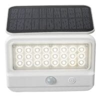 Lampă solară pentru exterior cu senzor de mișcare LED 7W IP54, albă, Rabalux Flaxton