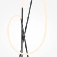 Lampadar LED Dimabil Maytoni Crochet 3000K 36W IP20 Negru