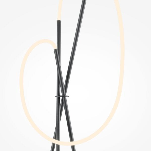 Lampadar LED Dimabil Maytoni Crochet 3000K 36W IP20 Negru