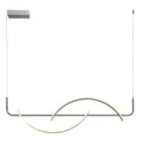 Lustră LED crom-satin Rabalux Jarnelle 35W 3000K