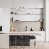 Lustră LED crom-satin Rabalux Jarnelle 35W 3000K