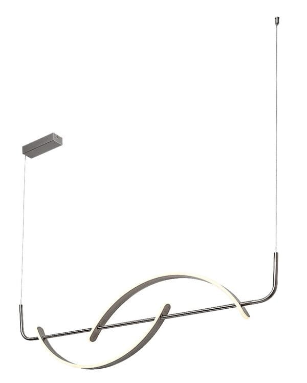 Lustră LED crom-satin Rabalux Jarnelle 35W 3000K