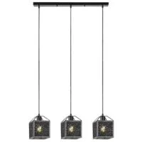 Pendul negru sufragerie Rabalux Samilo 3XE27