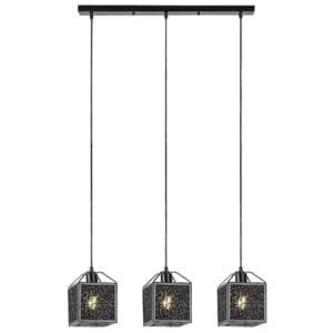 Pendul negru sufragerie Rabalux Samilo 3XE27