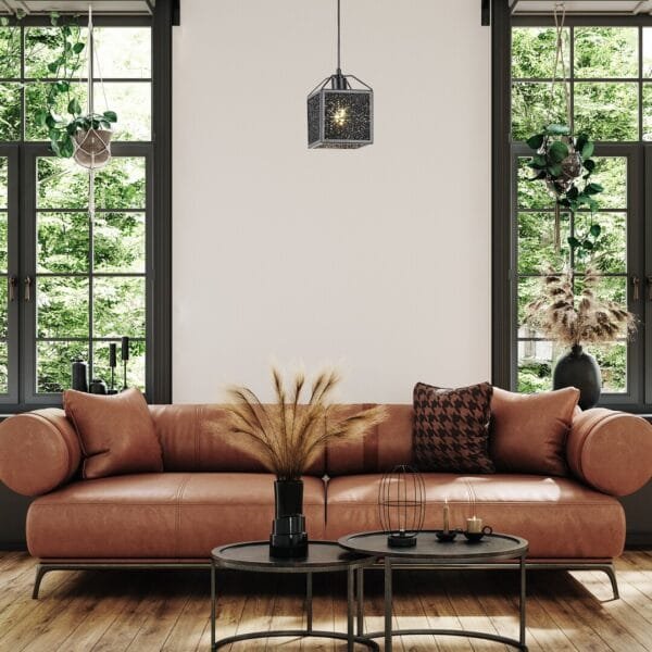 Pendul negru sufragerie Rabalux Samilo E27