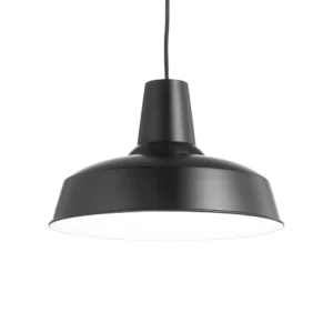 Pendul pentru bucătărie Moby Sp1 Ideal Lux, negru cu soclu E27