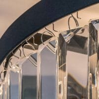 Plafonieră din sticlă transparentă Rabalux Eloisa E27 IP20