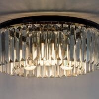 Plafonieră din sticlă transparentă Rabalux Eloisa E27 IP20