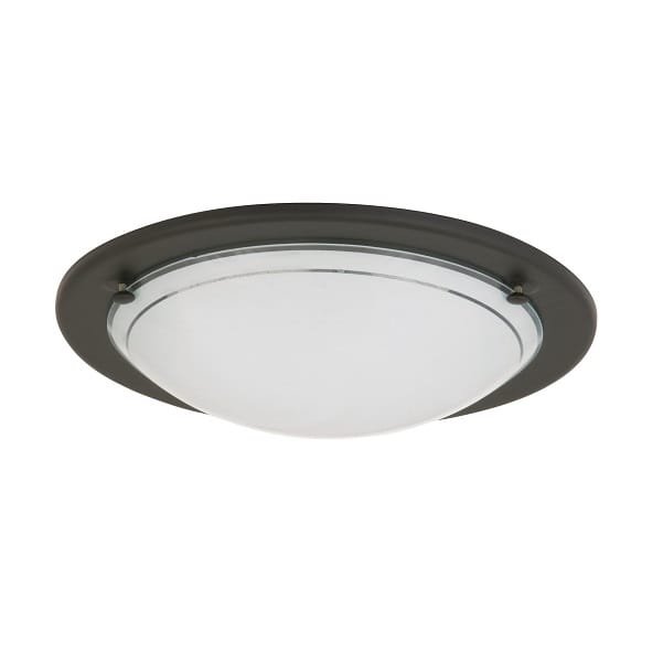 Plafonieră rotundă neagră Rabalux UFO E27