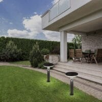 Sâlp solar LED cu senzor de mișcare pentru grădină Rabalux Alaska 10W IP44 4000K