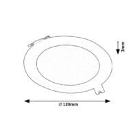 Spot LED încastrat rotund Rabalux Shaun2 6W