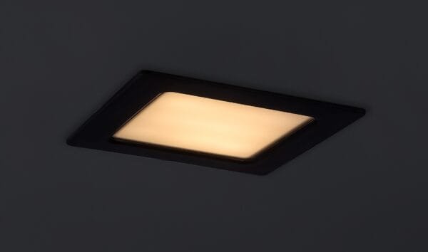Spot LED pătrat Rabalux Shaun2 3000K 6W Negru