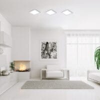 Spot LED pătrat Rabalux Shaun2 3000k 3W Alb