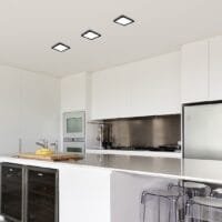 Spot LED pătrat Rabalux Shaun2 4000k 15W Negru 3.3 cm