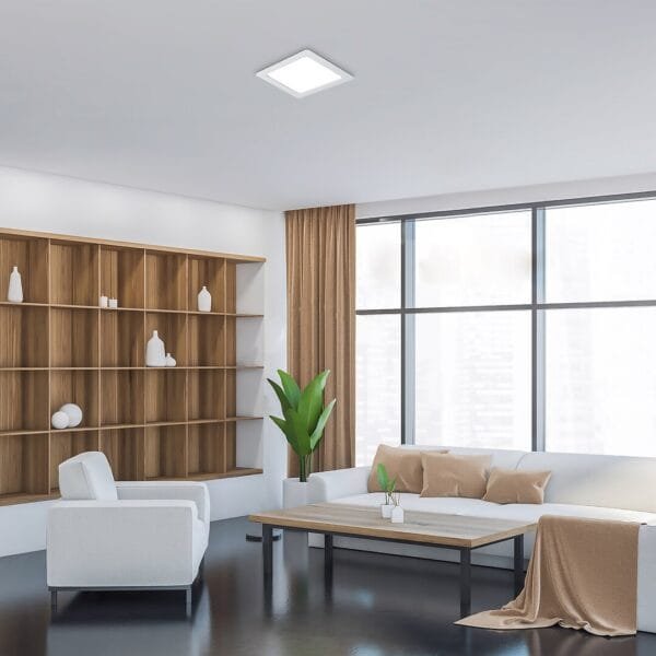 Spot LED pătrat Rabalux Shaun2 4000k 18W Alb