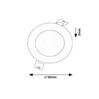 Spot LED rotund Rabalux Shaun2 3W
