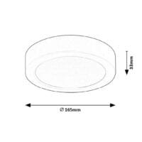 Spot LED rotund Rabalux Shaun2 4000k 15W negru 3.3cm