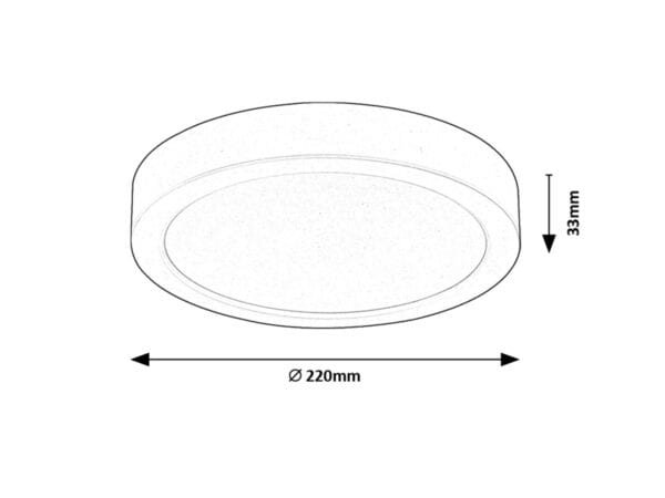 Spot LED rotund Rabalux Shaun2 4000k 7W Alb 3.3cm