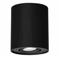 Spot aplicat negru mat cilindric Rabalux Kobald GU10 IP20