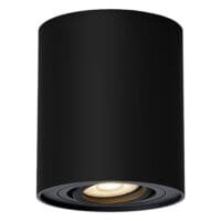 Spot aplicat negru mat cilindric Rabalux Kobald GU10 IP20