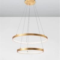 Lustră aurie LED 65W 3000k Nova Luce Leon