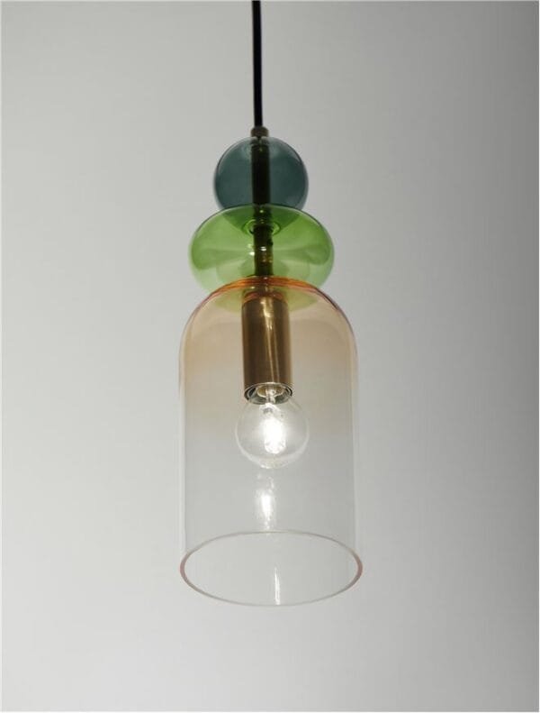 Pendul deosebit Nova Luce Murano E14 1x5W D10.8 IP20