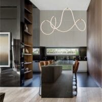 Lustră LED aurie, dimabilă 57W 3000k Nova Luce Cerelia