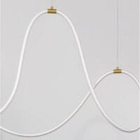 Lustră LED aurie, dimabilă 57W 3000k Nova Luce Cerelia